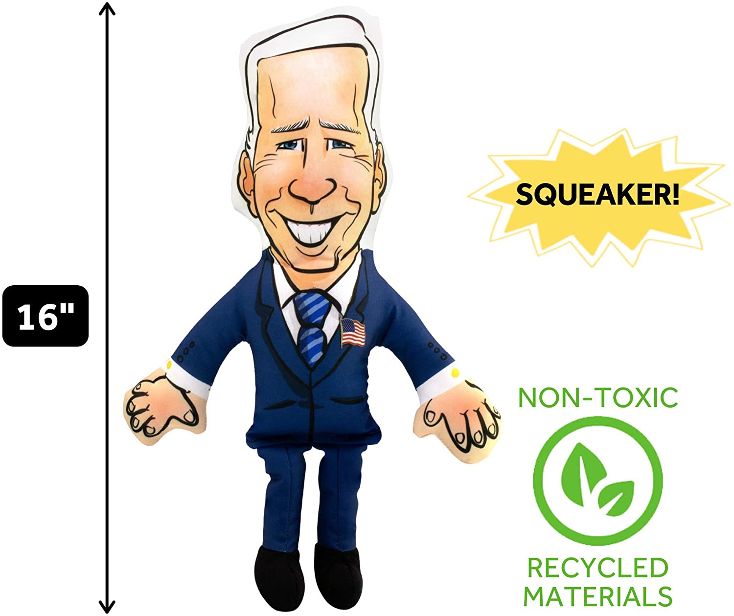 Bite-A-Biden Dog Toy - Political Satire